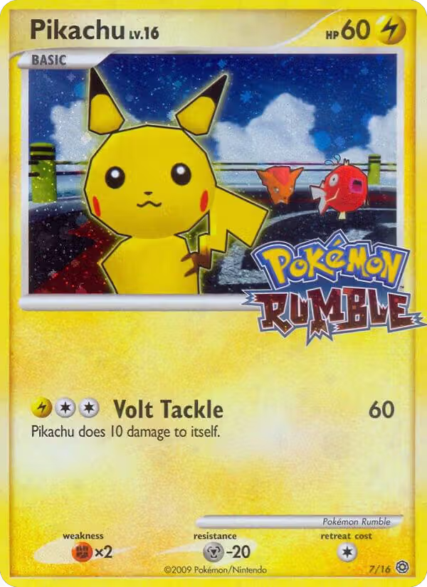 Pikachu (7), Rumble — Pokémon card price