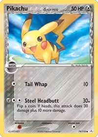 Pikachu (Delta Species) (79/110), EX Holon Phantoms — Pokémon card price