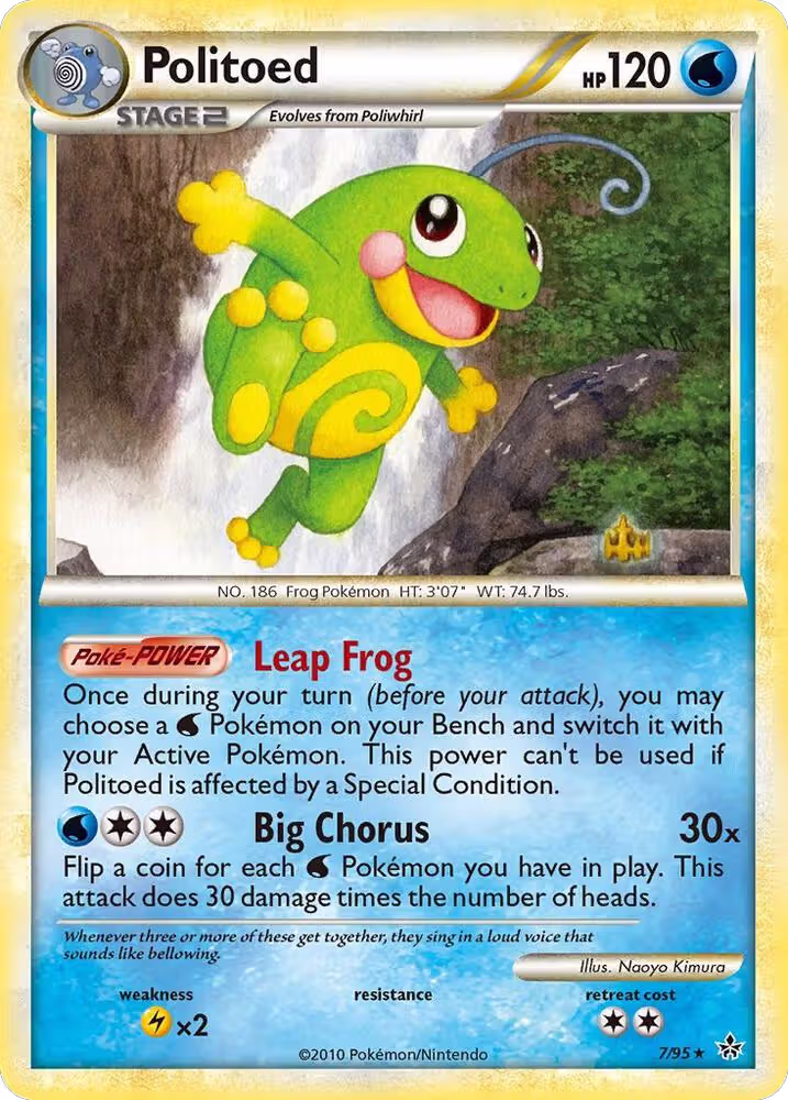 Politoed (7/95), Unleashed — Pokémon card price