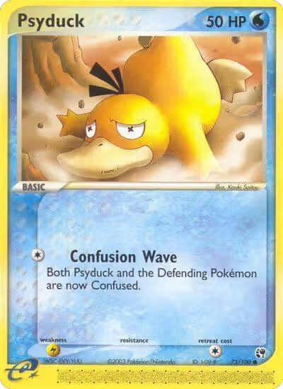 Psyduck (73/100), EX Sandstorm — Pokémon card price