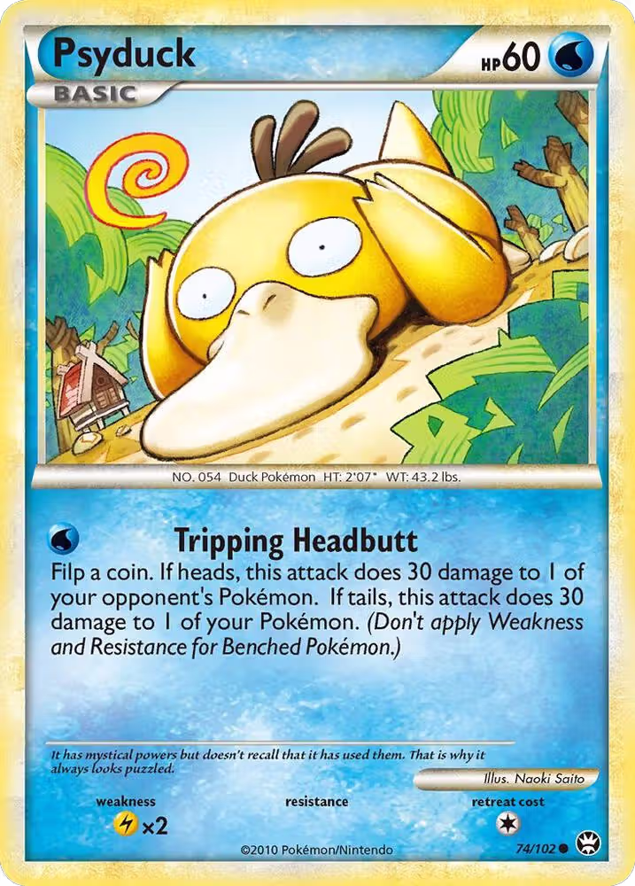 Psyduck (74/102), Triumphant — Pokémon card price