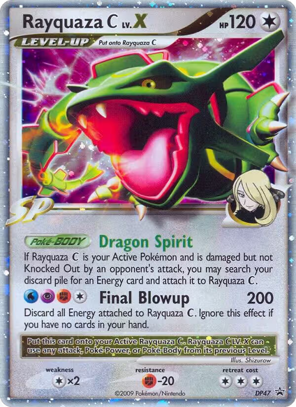 Rayquaza C LV.X - DP47 (DP47), Diamond and Pearl Promos — Pokémon card price