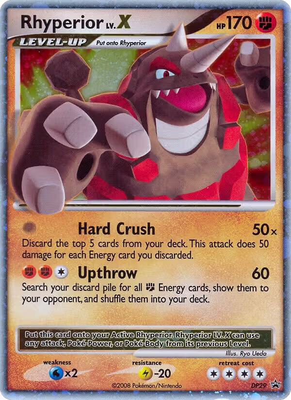 Rhyperior LV.X - DP29 (DP29), Diamond and Pearl Promos — Pokémon card price