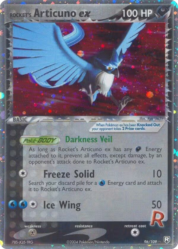 Rocket's Articuno ex (96/109), EX Team Rocket Returns — Pokémon card price