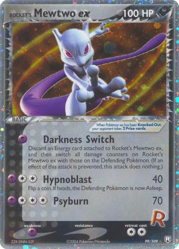Rocket's Mewtwo ex (99/109), EX Team Rocket Returns — Pokémon card price