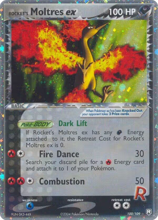 Rocket's Moltres ex (100/109), EX Team Rocket Returns — Pokémon card price
