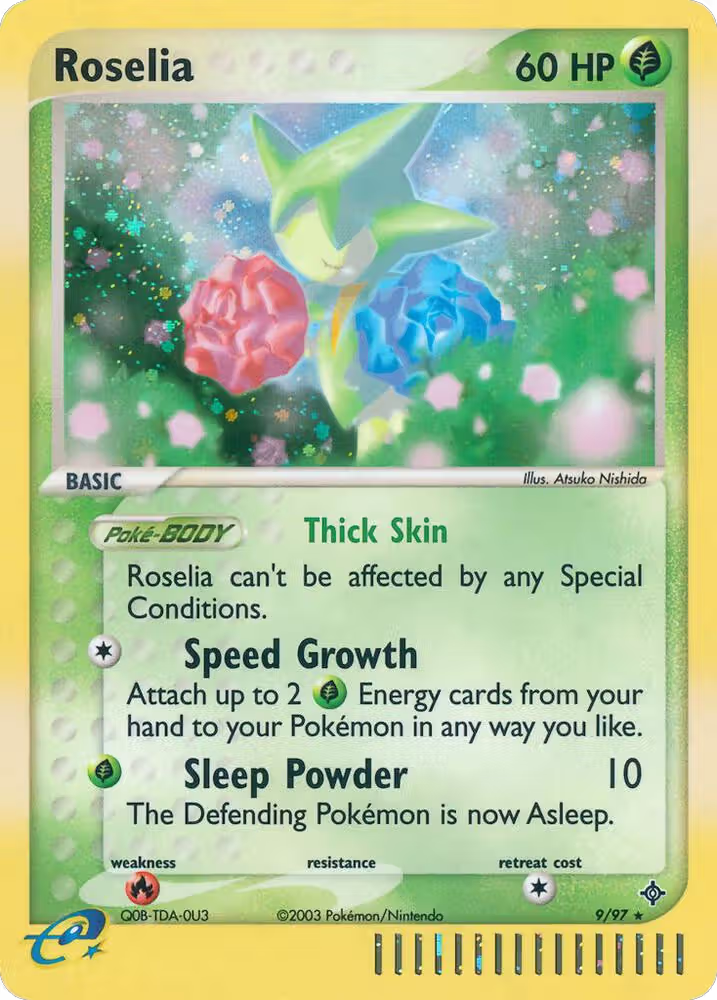 Roselia (9/97), EX Dragon — Pokémon card price