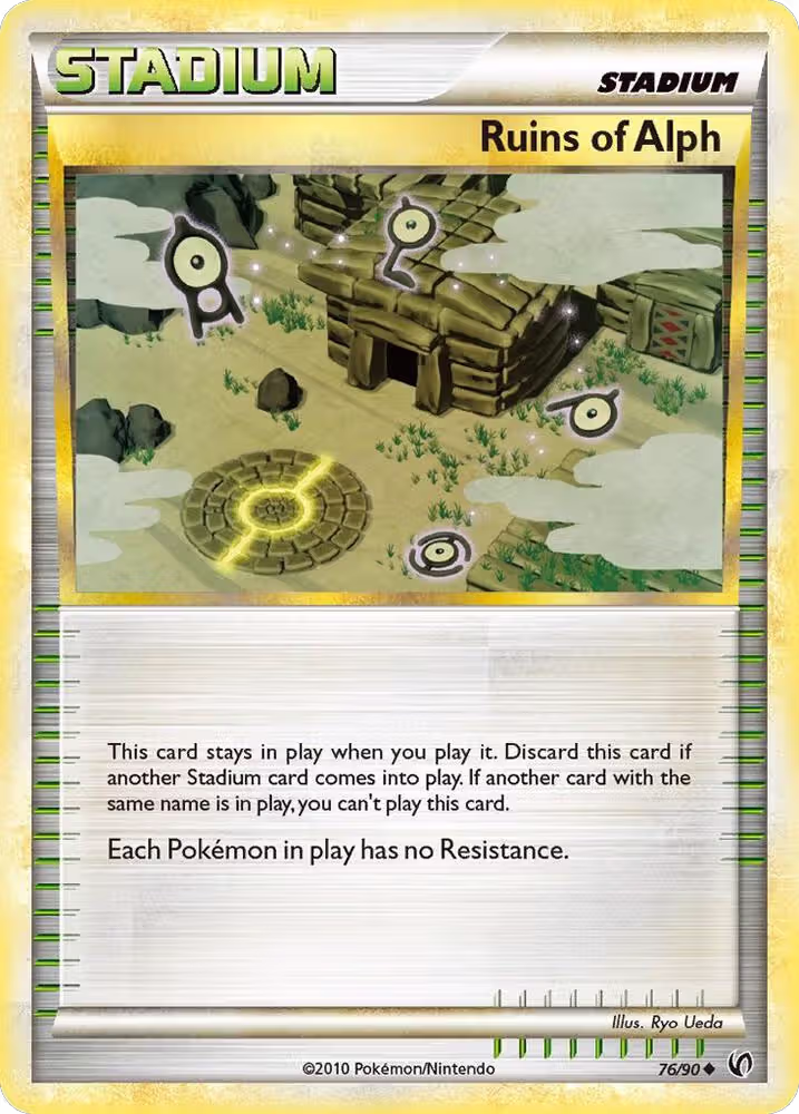 Ruins Of Alph (76/90), Undaunted — Pokémon card price