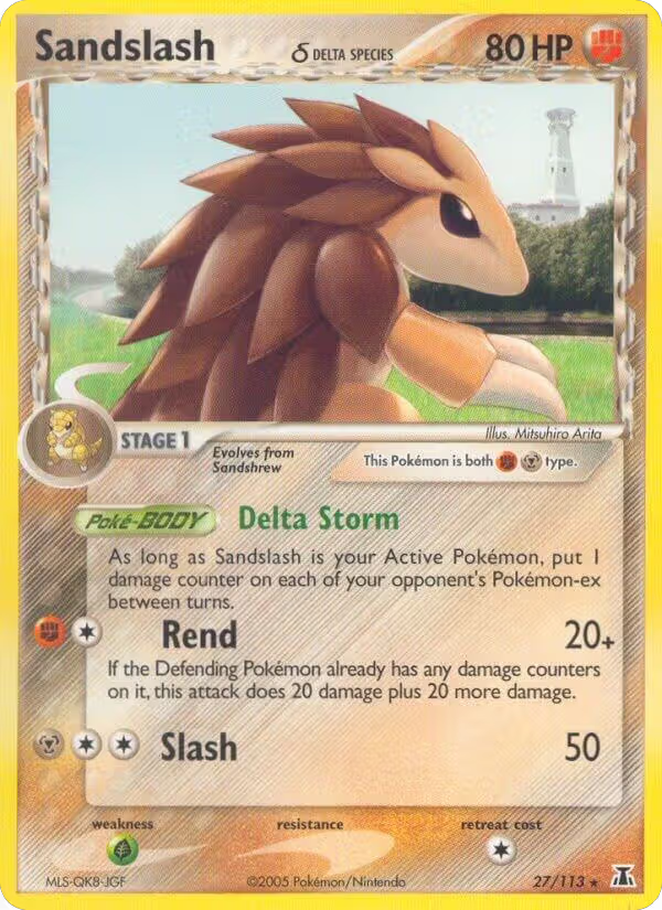 Sandslash (Delta Species) (27/113), EX Delta Species — Pokémon card price