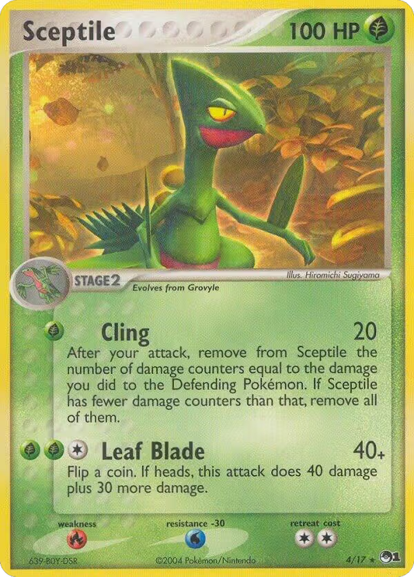 Sceptile (004/017), POP Series 1 — Pokémon card price