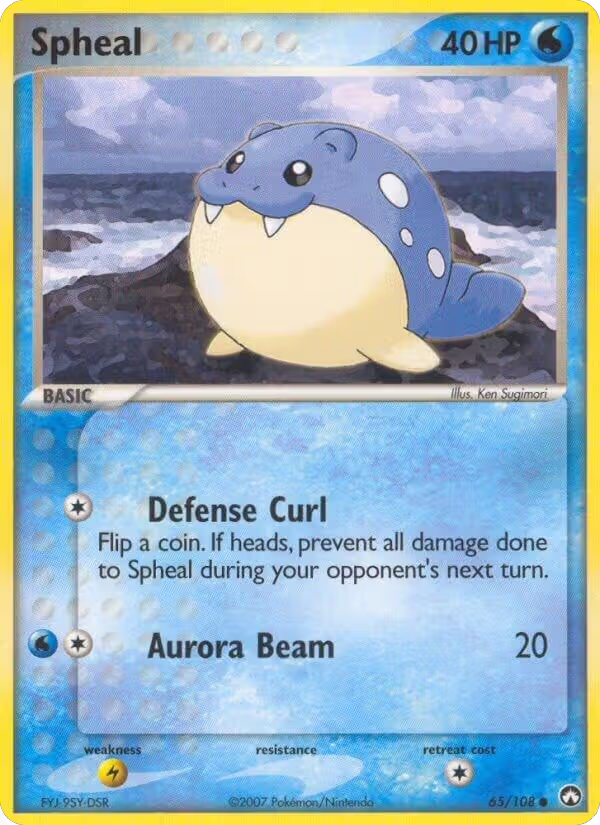 Spheal (65/108), EX Power Keepers — Pokémon card price