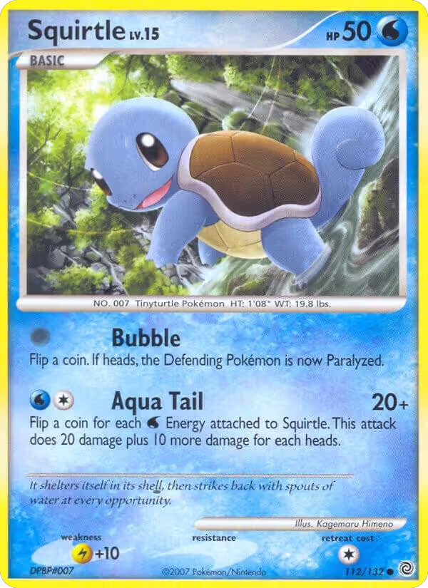 Squirtle (112/132), Secret Wonders — Pokémon card price