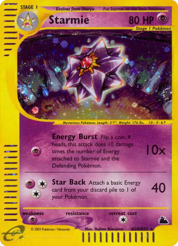 Starmie (H28) (H28/H32), Skyridge — Pokémon card price