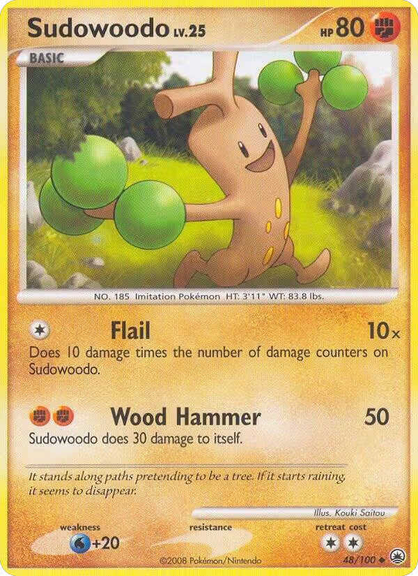Sudowoodo (48/100), Majestic Dawn — Pokémon card price