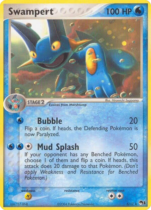 Swampert (005/017), POP Series 1 — Pokémon card price