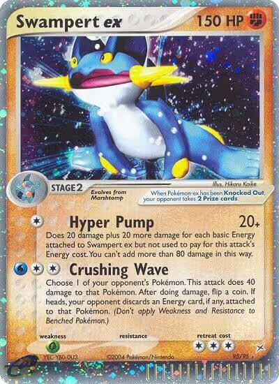 Swampert ex (95/95), EX Team Magma vs Team Aqua — Pokémon card price