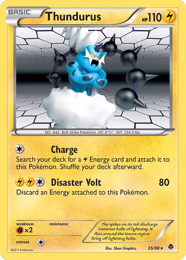 Thundurus (35/98), Emerging Powers — Pokémon card price