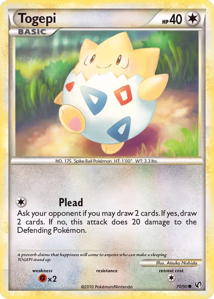 Togepi (70/90), Undaunted — Pokémon card price