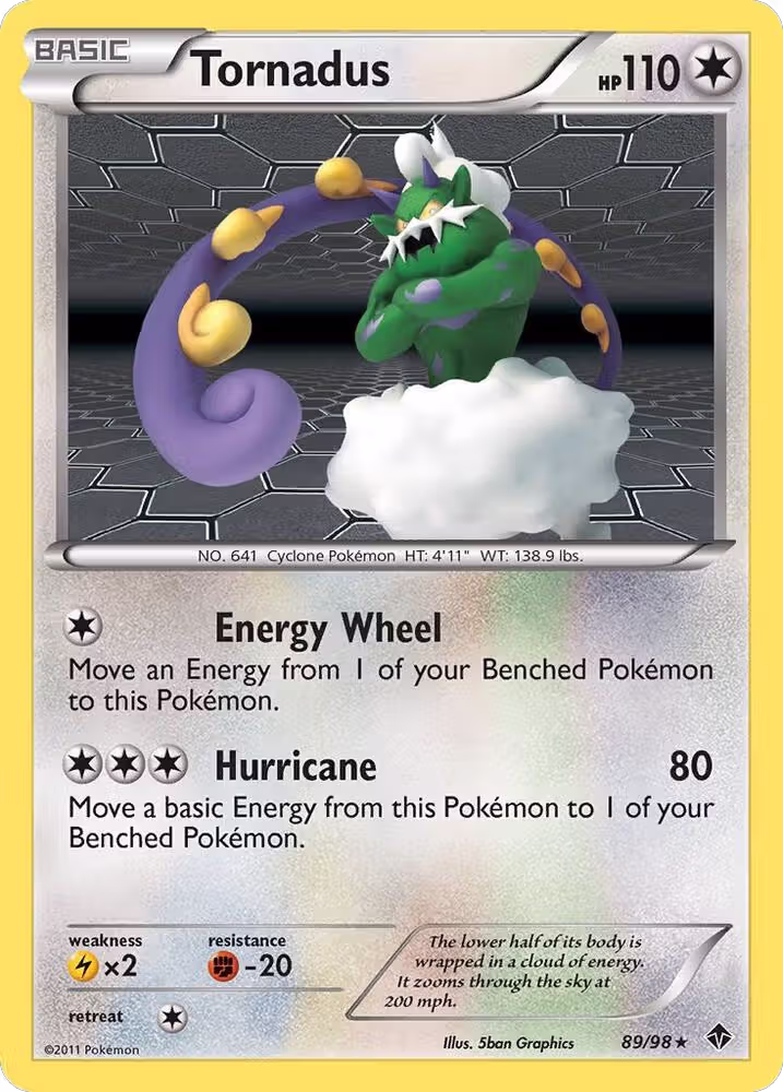Tornadus (89/98), Emerging Powers — Pokémon card price