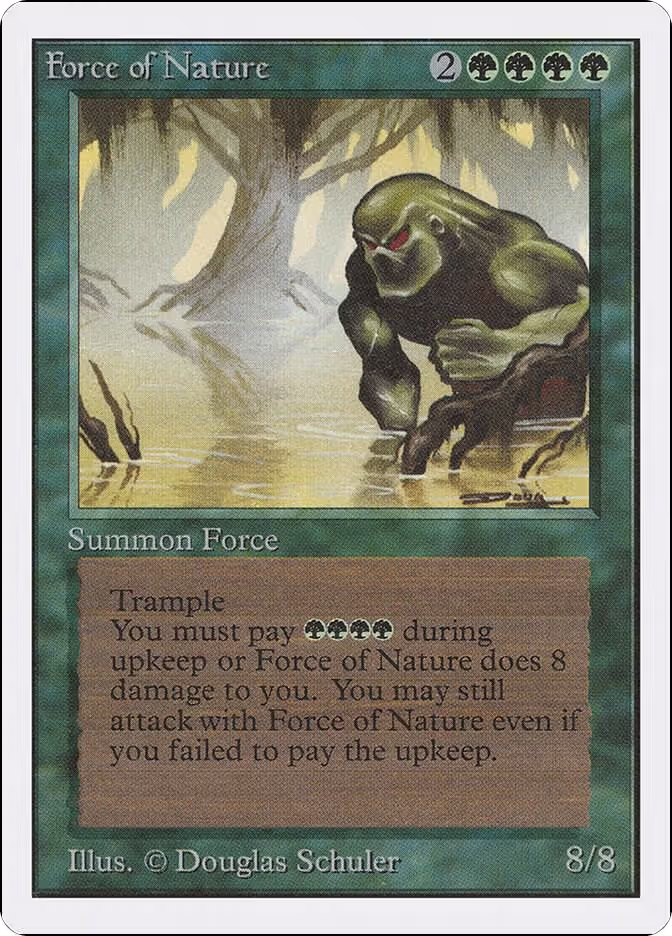 Force of Nature, Unlimited Edition — Magic card price