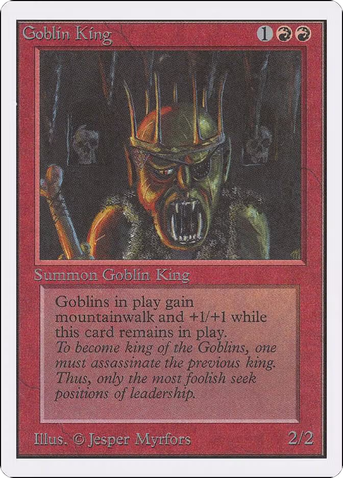 Goblin King, Unlimited Edition — Magic card price
