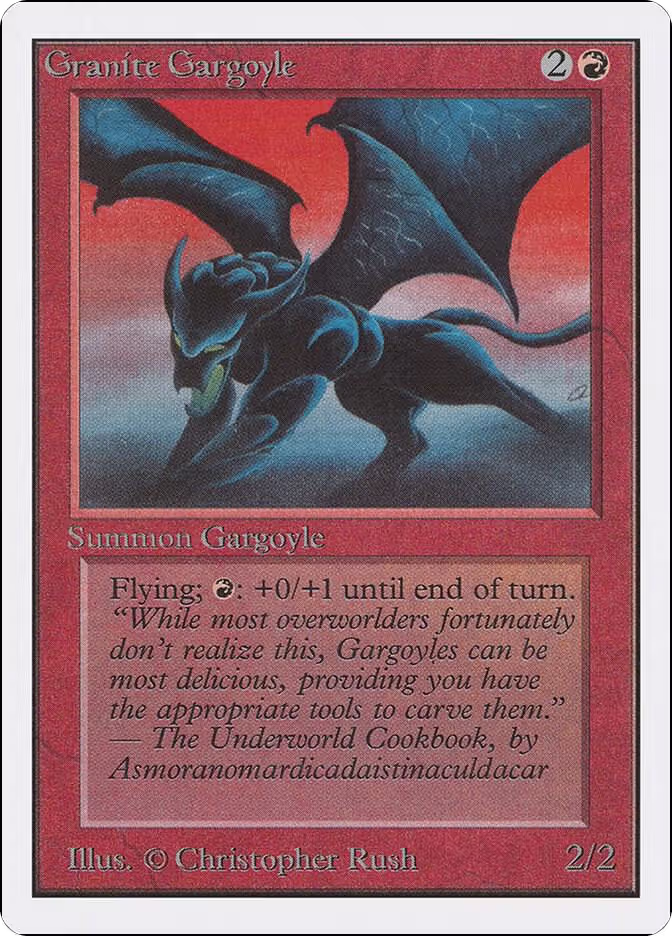 Granite Gargoyle, Unlimited Edition — Magic card price