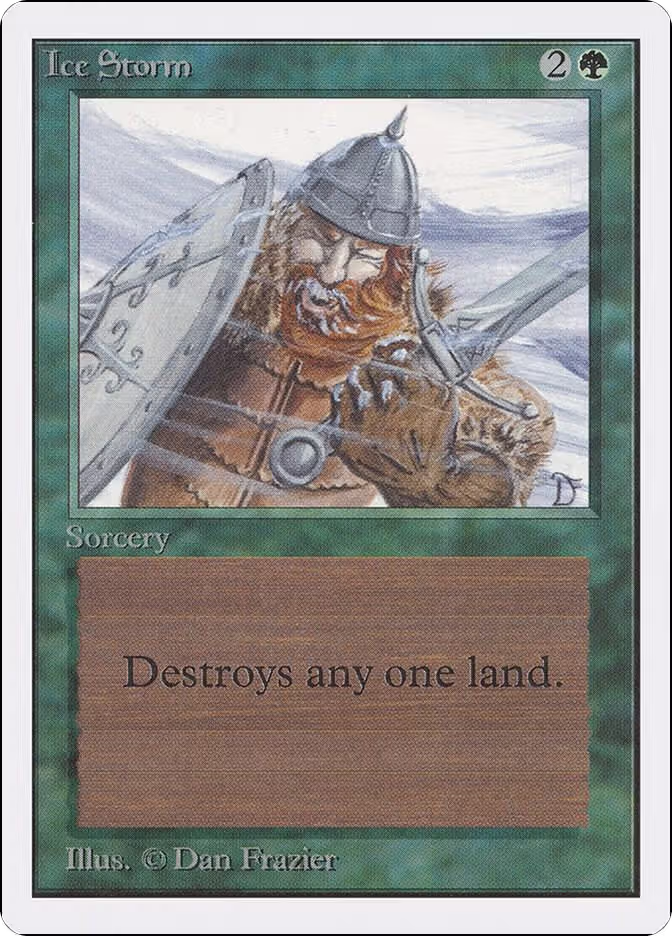 Ice Storm, Unlimited Edition — Magic card price