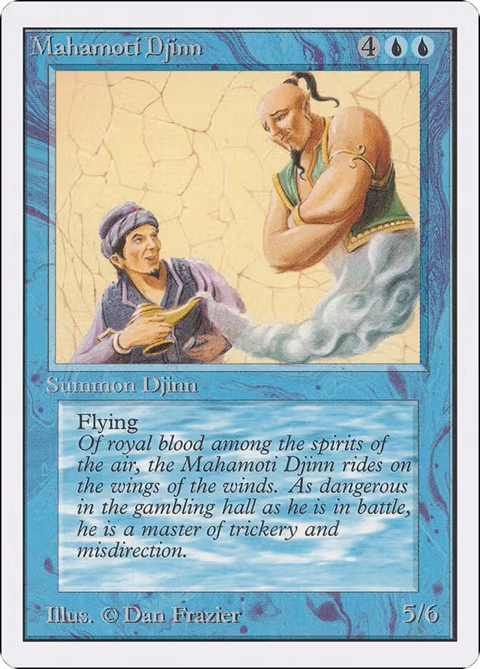 Mahamoti Djinn, Unlimited Edition — Magic card price