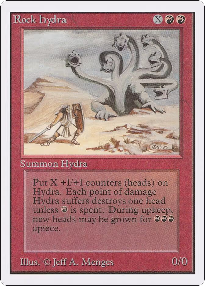 Rock Hydra, Unlimited Edition — Magic card price