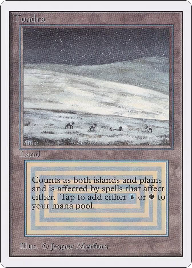 Tundra, Unlimited Edition — Magic card price