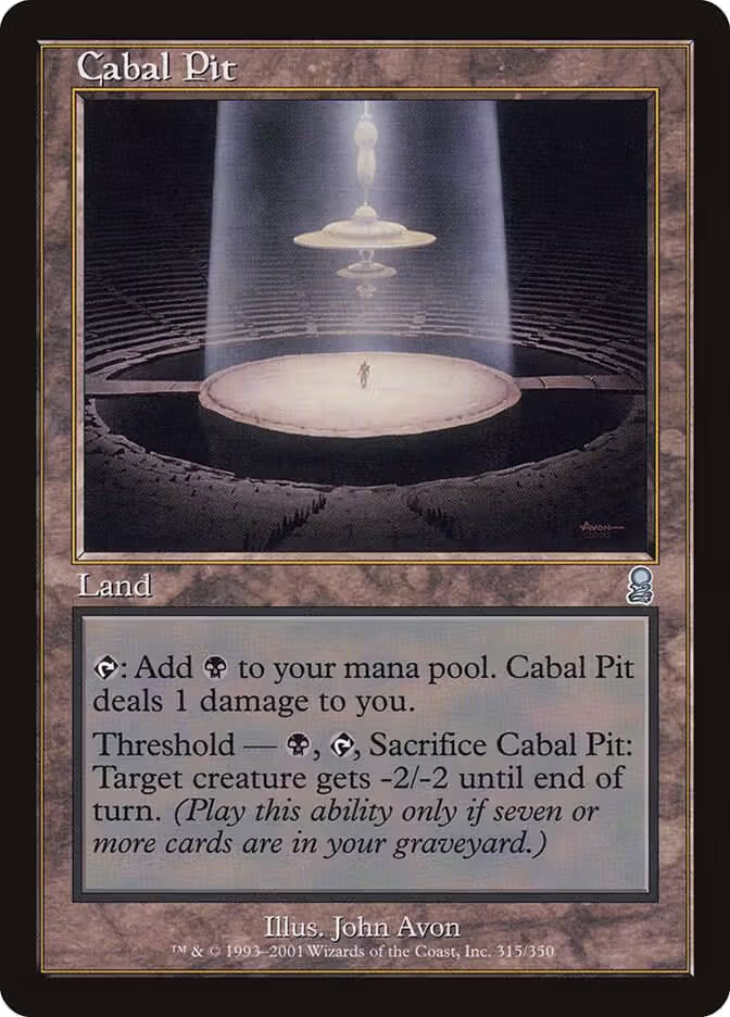 Cabal Pit (315), Odyssey — Magic card price