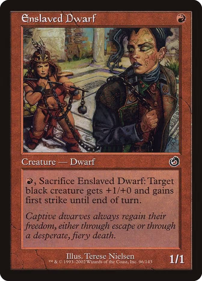 Enslaved Dwarf (96), Torment — Magic card price
