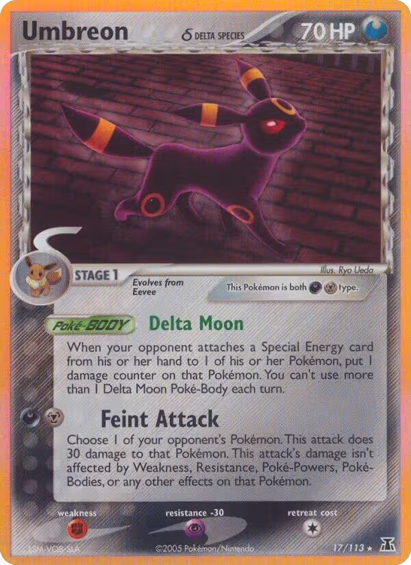 Umbreon (Delta Species) (17/113), EX Delta Species — Pokémon card price