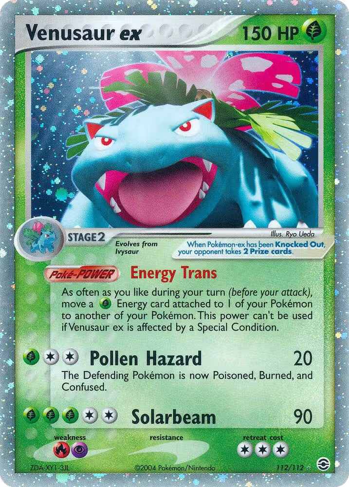 Venusaur ex (112/112), EX FireRed & LeafGreen — Pokémon card price