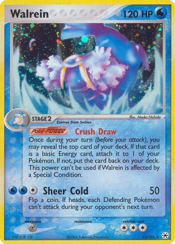 Walrein (15/101), EX Hidden Legends — Pokémon card price