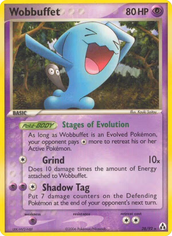 Wobbuffet (28/92), EX Legend Maker — Pokémon card price