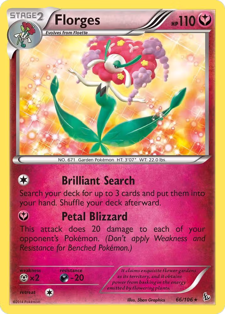 Florges (66/106), XY - Flashfire — Pokémon card price