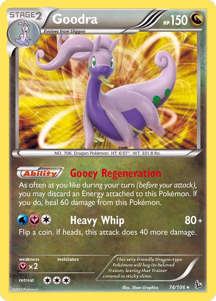 Goodra (74/106), XY - Flashfire — Pokémon card price