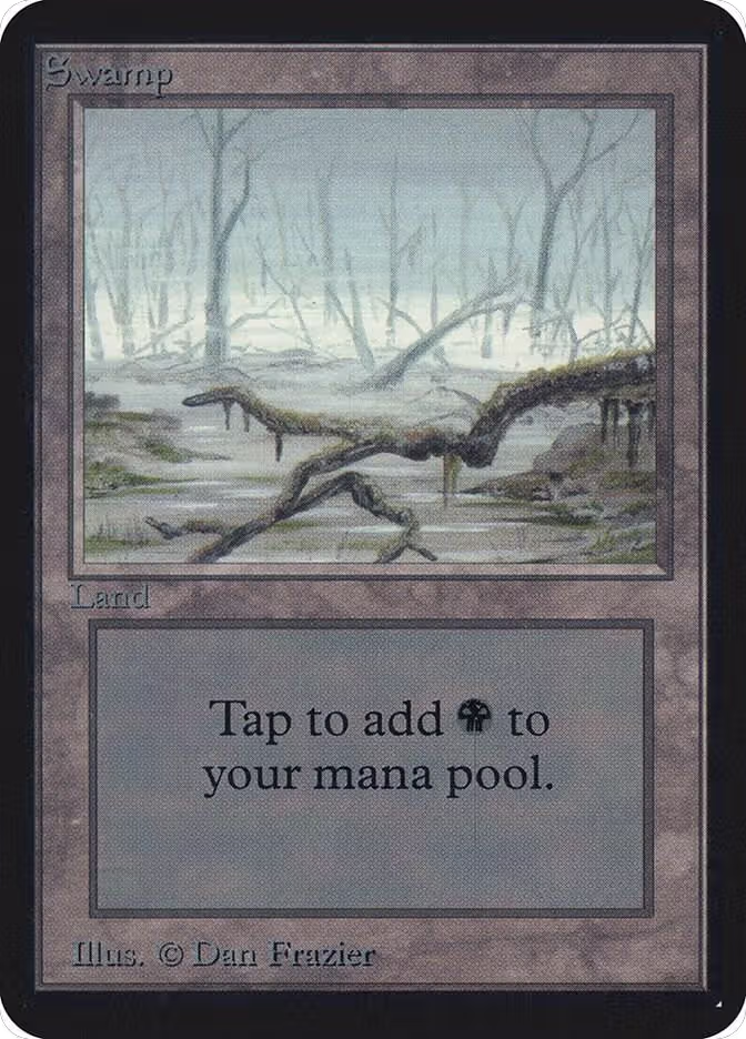Swamp (A), Alpha Edition — Magic card price