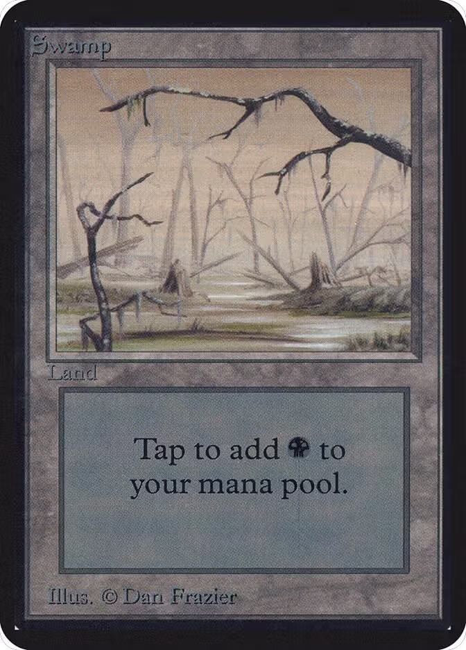 Swamp (B), Alpha Edition — Magic card price