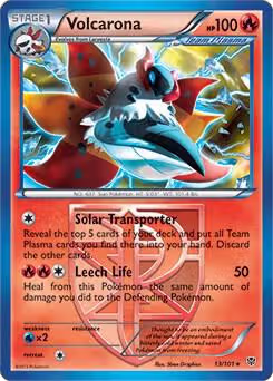 Volcarona - 13/101 (BW Plasma Blast) (013/101), Deck Exclusives — Pokémon card price