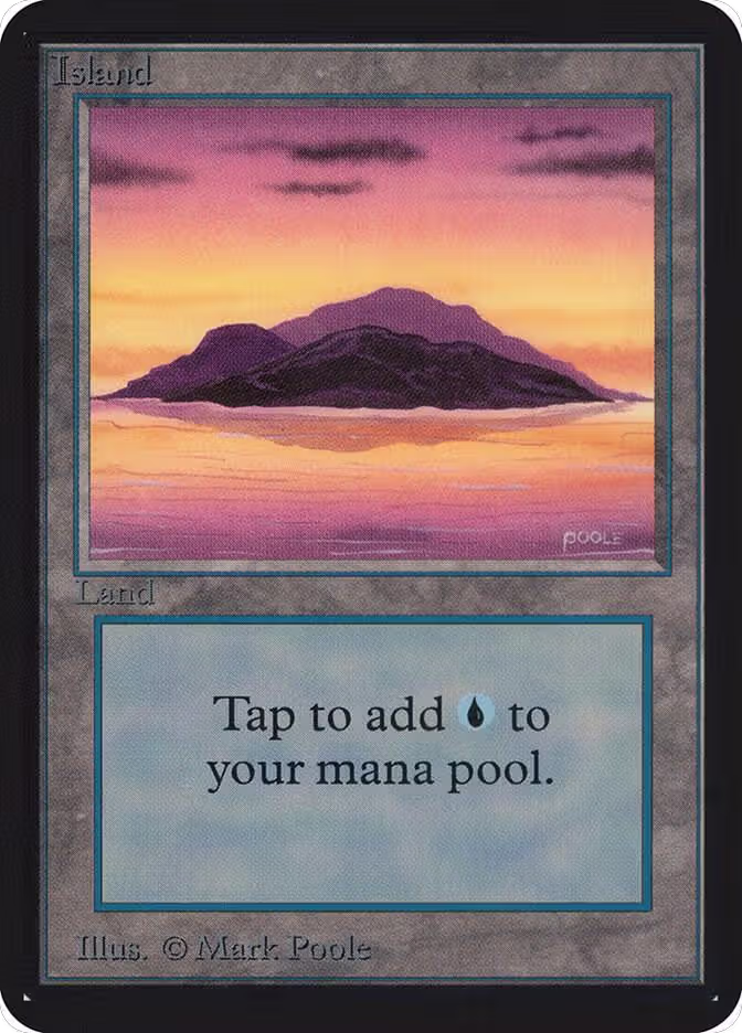 Island (A), Alpha Edition — Magic card price