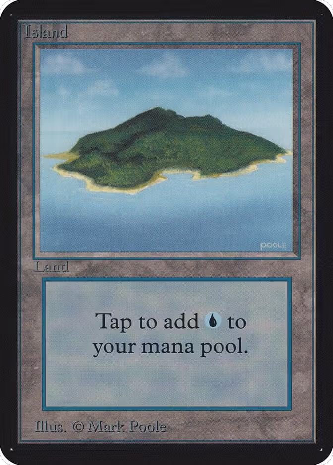Island (B), Alpha Edition — Magic card price
