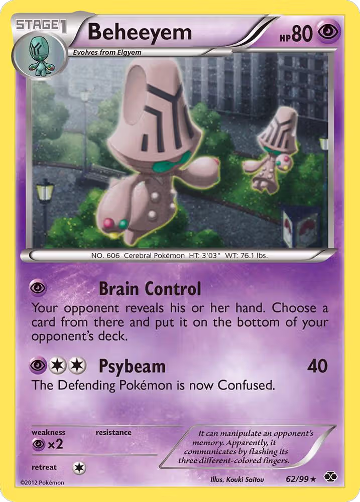 Beheeyem - 62/99 (Cosmos Holo) (062/099), Blister Exclusives — Pokémon card price