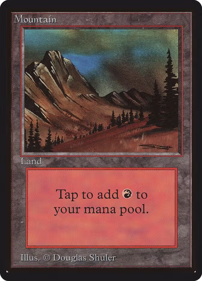 Mountain (C), Beta Edition — Magic card price