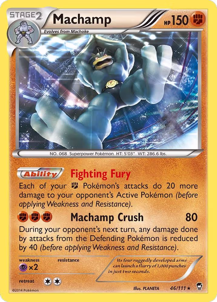 Machamp (46/111), XY - Furious Fists — Pokémon card price