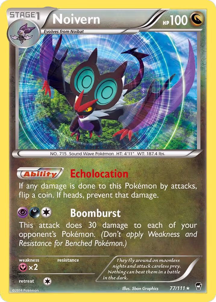Noivern (77/111), XY - Furious Fists — Pokémon card price