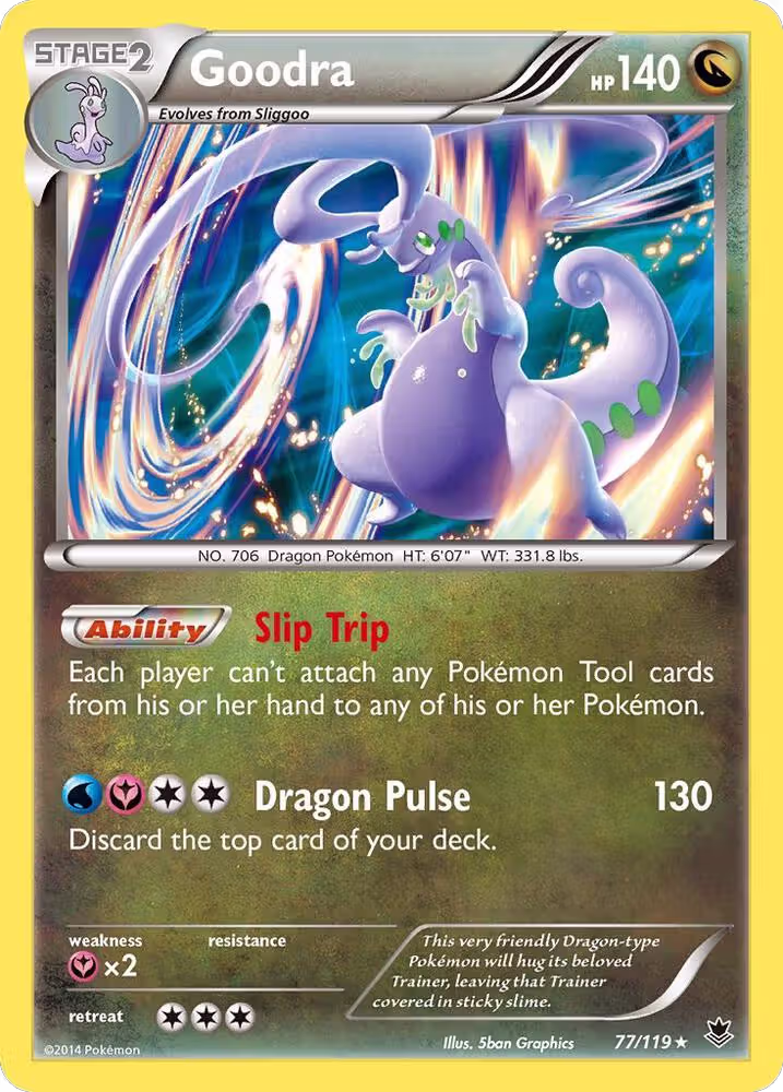Goodra (77/119), XY - Phantom Forces — Pokémon card price