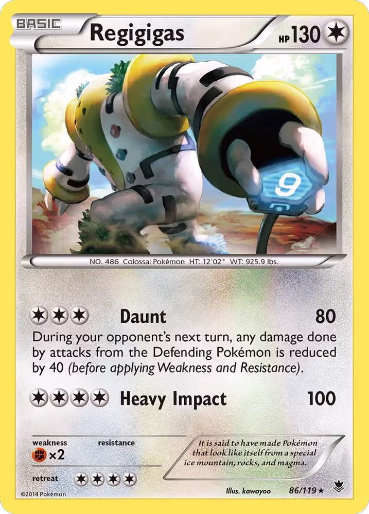 Regigigas (86/119), XY - Phantom Forces — Pokémon card price