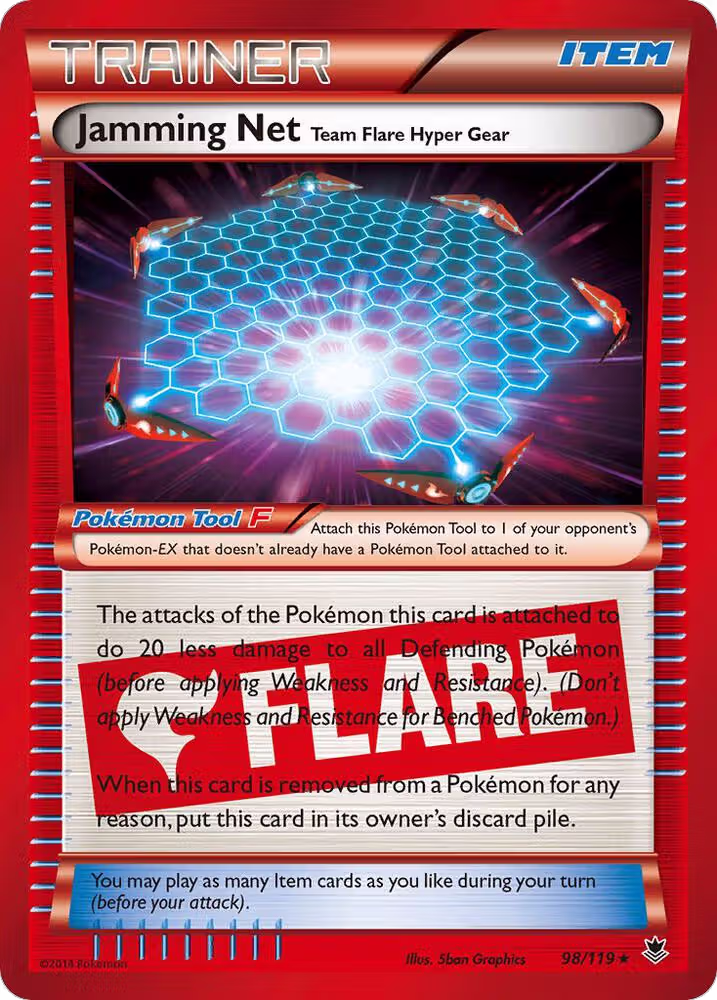 Jamming Net (98/119), XY - Phantom Forces — Pokémon card price